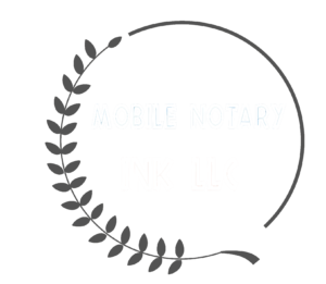 MOBILE NOTARY INK LOGO_ BW